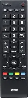 CT-90326 Remote Control Replacement for Toshiba 3D Smart TV 19AV615DB 19AV616DB 22AV616DB 26AV615DB 32AV615DB 26EL800A 32EL800A 32EL800AZ 32HL800A 32W2300A 32RV635DB 32AV633DB 32AV636DB 37AV615DB