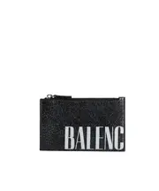 Balenciaga Editor Long Coin And Card Holder One size Black/White