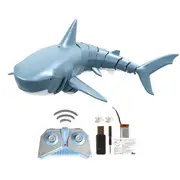 2.4GHz Electric Great White Shark Remote Control Swim Toy RC Boat Pran