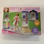 Mattel Barbie Bathroom Furniture Playset Light Up Bathroom Vanity NRFB