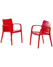 Rainbow Outdoor Pedro Set of 2 Stackable Armchairs