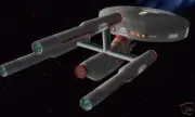Siegfried Class Starfleet Cruiser Desktop Wood Model Regular Free Shipping