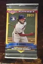 2021 Topps Finest Flashbacks Baseball SINGLE PACK from Hobby Box