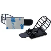 Adjustable Cable Clips Straps Adhesive Cord Management Wire Organizer Black