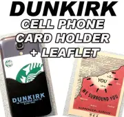 DUNKIRK movie promo PHONE CARD HOLDER pocket Christopher Nolan Harry Styles WWII