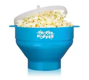 The Original Proper Popper Microwave Popcorn Popper, Silicone Popcorn Maker, ...