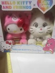Hello Kitty and Friends x Care Bears Cheer Bear Sealed Box Set Plush