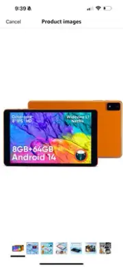 android 14 tablet 8 inch , Metal Body Octa-core Processor 8GB RAM