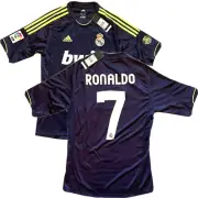 2012/13 Real Madrid Away Jersey #7 Ronaldo Small Adidas Football LOS BLANCO NEW