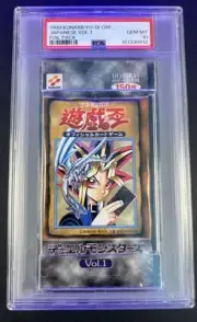 Yu-gi-oh Volume 1 1999 Original Factory Sealed Pack - PSA 10