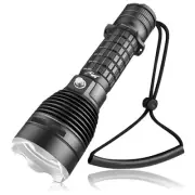 3000LM Diving Flashlight IPX8 Waterproof Scuba Light 3 Modes Rechargeable Und...