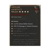 Diablo 4 Season 8 Unsung Ascetic‘s Wraps 4GA 36% Ancestral Unique Gloves Gear