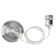 Brilliant 1.8m Aluminium Andy Cord Pendant Suspension Kit