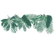 Home Decor Removable Wall Stickers Hanging Tropical Green Leaves