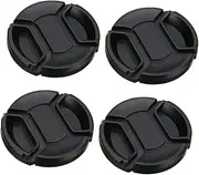 SECFOU Lens Cover Protector 4 Pack 52mm Diameter Camera Lens Cover Dustproof Scratch Resistant for Cameras