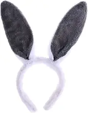 [HONMEET] Plush Ears Hairbands Bunny Headband Cosplay Accessory for Boys and Girls Adults Soft and Comfortable Fleece Ears Hairband