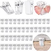 40PCS Tapestry Wall Hanging Clips, Self Adhesive Clips for Easy Hanging and Organization for Binding Papers and Documents