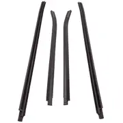 [MaXpeedingrods] 4 Weatherstrip Window Moulding Trim compatible for Toyota HILUX SR5 Double Cab 4Doors 05-15