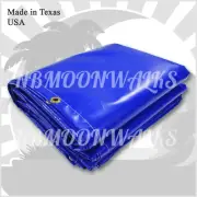 Extra Heavy Duty Poly Tarps Waterproof Cover Tarpaulin 16oz Vinyl Canvas Canopy
