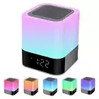 Night light Bluetooth Speaker Alarm Clock heavy sleeper speaker