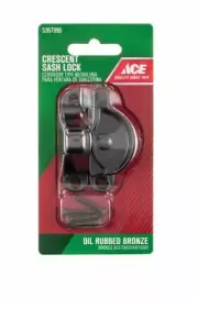 Window Crescent Sash Locks- Oil Rubbed Bronze Finish