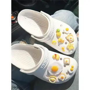 大小煎蛋DIY洞洞鞋配飾crocs鞋花cross卡駱馳裝飾扣配件鞋扣樹脂