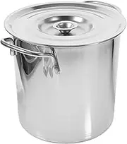 Easy Clean Large Stockpot Stainless Steel Soup Bucket Bucket Multipurpose Sleek Design