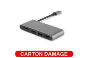Moshi USB-C Adapter Multimedia Hub w HDMI USB-A SD Card Reader For PC MacBook