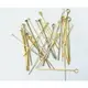 金屬配件金色銀色古青色T針 9字針 手工diy飾品材料 (約50支)《亞克羊毛氈編織手作》
