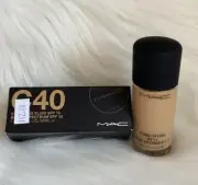 MAC Studio Fix Fluid SPF 15 Shade ~ C40 ~ 24Hour Wear 1oz/30ml Full Size NIB