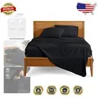 OEKO-TEX Certified Split California King 5 Piece Sheet Set - Modern Microfiber