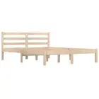 Bed Frame Solid Wood Pine 137X187 Cm Double Size pine wood Double Bed Frames