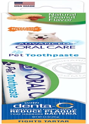 Nylabone Advanced Oral Care Natural Toothpaste,2.5 Ounce Size Name:2.5 Ounce