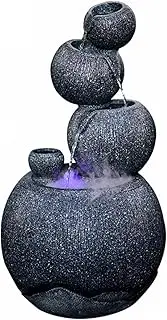 Indoor Freestanding Fountain with Atomizer Outdoor Fountain Circulating Water Landscape Garden Water Fountain Excluding Plants