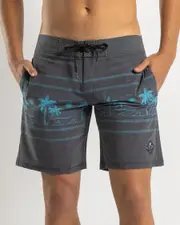 [Skylark] Skylark Men's White Cap Board Shorts in Black Size 36 36 Black