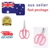 2Pcs STAINLESS STEEL GARDENING SCISSORS Florist Flower Scissors Pruning Shears