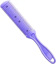 VICASKY Double Side Haircut Scissors Hair Trimmer Short Para Thinning Comb Hair Cutter Hair Scissors Purple