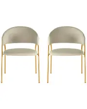 TOV Furniture Set of 2 Lara Dining Chairs