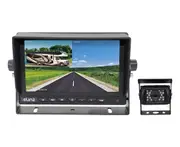 Elinz 7" 1080P AHD Monitor Car 4PIN Reversing Camera DVR 12V 24V Recording Truck Caravan Splitscreen
