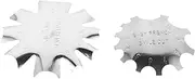 minkissy 2pcs Nail French Tip Stencils Manicure Templates French Nail Art Trimmer Tool Kit
