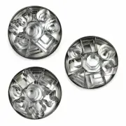 24 Pack Stainless Steel Cookie Moulds Biscuit Molds Cookie Cutter Biscuit Cutter