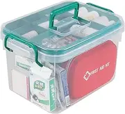 Cinkyou Medical Box, Emergency First Aid kit, First Aid Empty Box