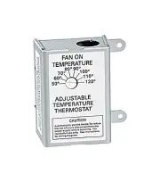Single-Speed Thermostat for Attic Fans