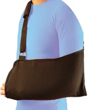 Bell-Horn Arm Sling Padded Black w/Shoulder Strap-Univ