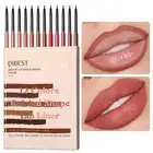 Matte Lip Liner Set Waterproof 12 Colors Matte Lipstick Set for Girls Women