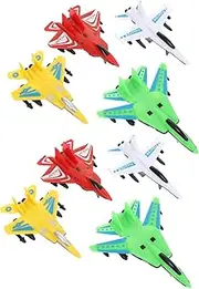 Milisten 8Pcs Fighter Aircraft for Simulation Airplane Develop Vision Grip and Coordination Skills Lightweight and Design