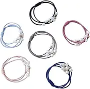 OSOLADY 18pcs Pearl Design Hair Ties Fashion Ponytail Holders Elastic Hair Ropes Occasion Includes Light Grey Dusty