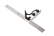 12" Stainless Steel Imperial & Metric Combination Try Square Scriber & Level