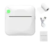 Hot Sales Portable Mini Printer Thermal Adhesive Label Printer Sublimation Articles Desk Tattoo Machine Electronics Electronic White White