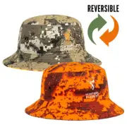 Hunters Element Shift Bucket Hat Kids Eyelets For Air Flow - Desolve Fire/veil